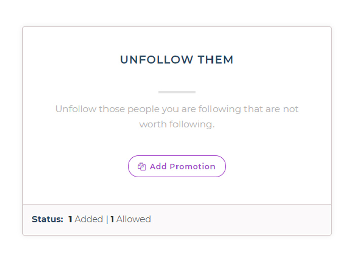 tweetfull unfollow Campaign